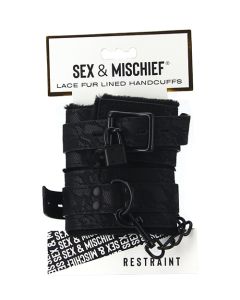 Sincerely Lace Fur Lined Handcuffs